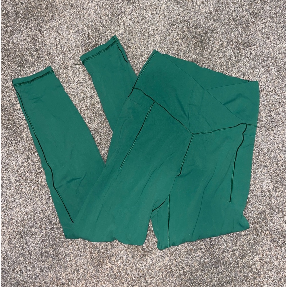 Kelly Green Aerie Real Me Xtra 7/8 Hi Rise Leggings